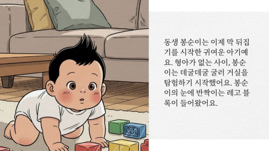 생활안전동화(작은블록은 아기에게 위험해요)