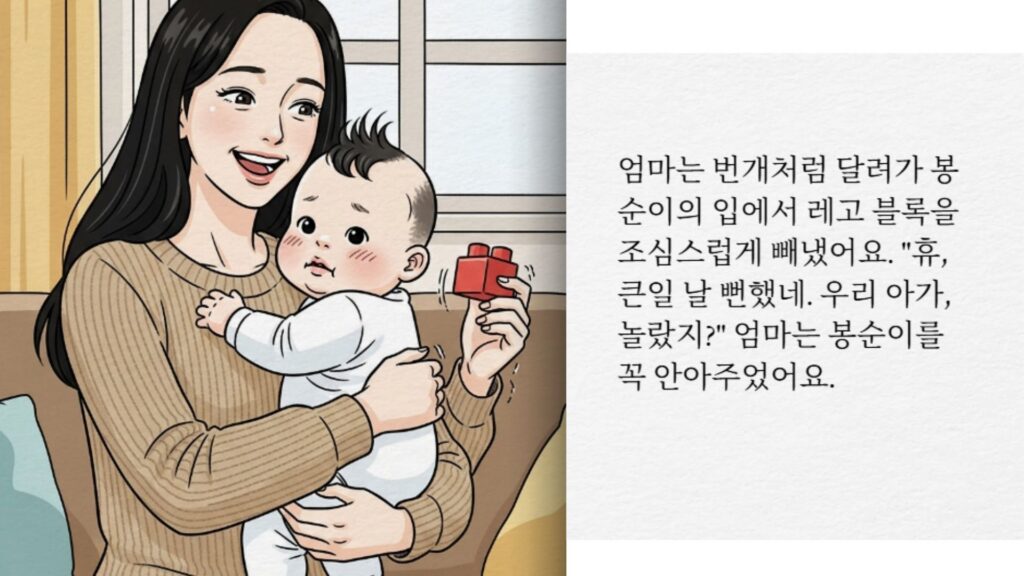 생활안전동화(작은블록은 아기에게 위험해요)