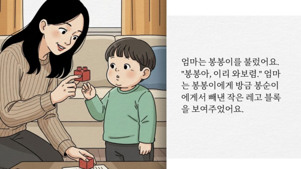 생활안전동화(작은블록은 아기에게 위험해요)